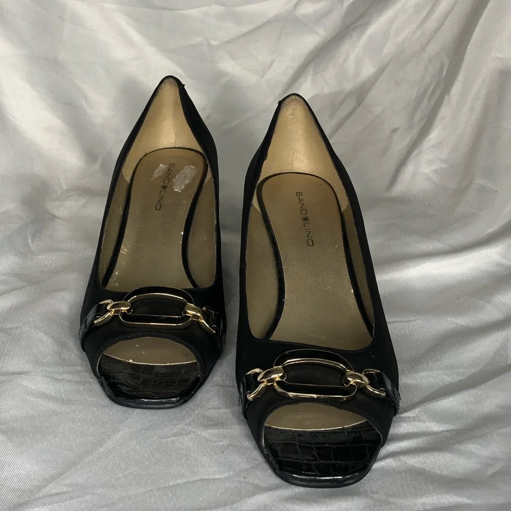 20. Bandolino Womens Wedge Heels Sz 7.5 - Picture 3 of 10